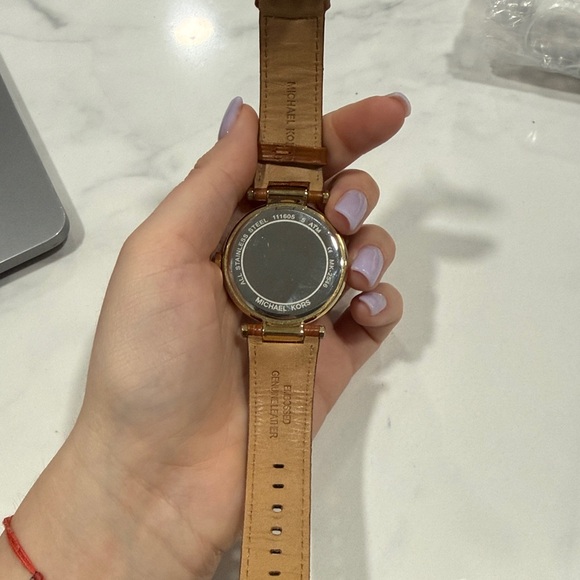 Michael Kors Women's Parker Brown Dial Leather Band Watch - MK2546 - Picture 5 of 5